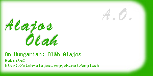 alajos olah business card
